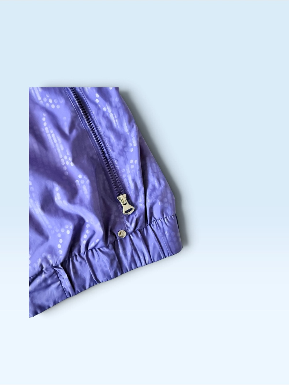 Adidas Women’s Purple Lightweight Track Jacket with White and Silver Accents - Picture 6 of 12